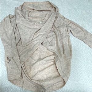 Lululemon Wrap Light Beige Women’s Sweater, size 4